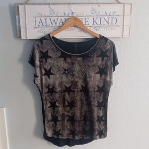 4/$13 Star Patterned Ladies Top